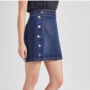 NWT Current/Elliott Ballast Denim Skirt